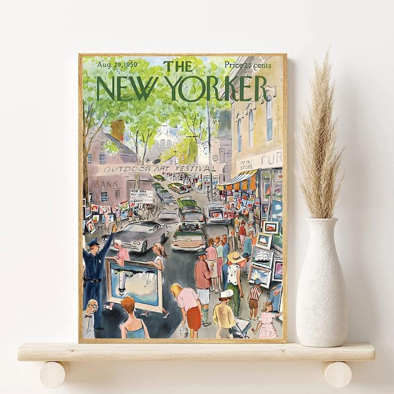 

Плакат The New Yorker HD искусство липкая стена водонепроницаемый дом гостиная спальня бар эстетическое украшение 21cm×30cm NoFrame