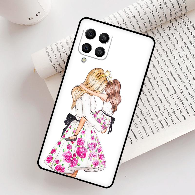 Mom and Daughter Case For Samsung Galaxy M21 M31 M13 M33 M53 M15 M35 M55 M16 M36 M56 M12 M32 M52 M14 M34 M54