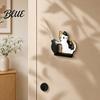 3D Fridge Magnet Vase Locker Holder Magnet Refrigerator Cat Whiskers Furs Keepsake Pet Memorial Decoration for Home Kitchen Magnetic