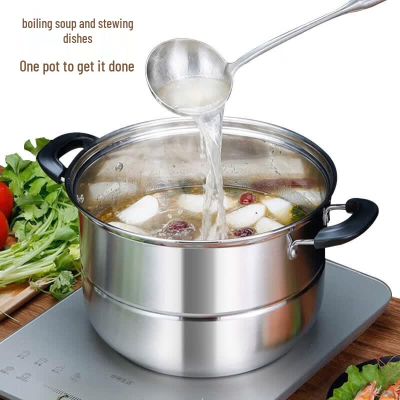 Royalstar Starry Sky 30CM Double-Layer Stainless Steel Steamer