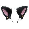 Cat Ears Headband and Furry Paws Gloves Halloween Party Costume Accessories