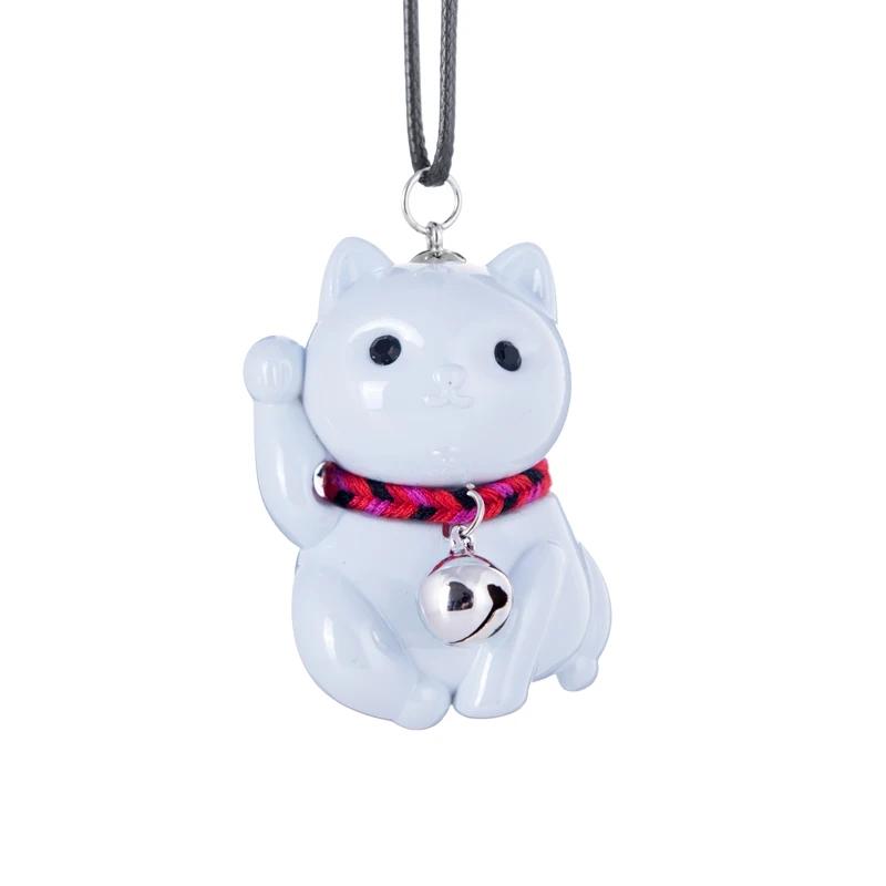 Automobiles Car Pendant Lucky Cute Fortune Cat Doll Hanging Ornaments Rearview Mirror Suspension Decoration Accessories Gifts