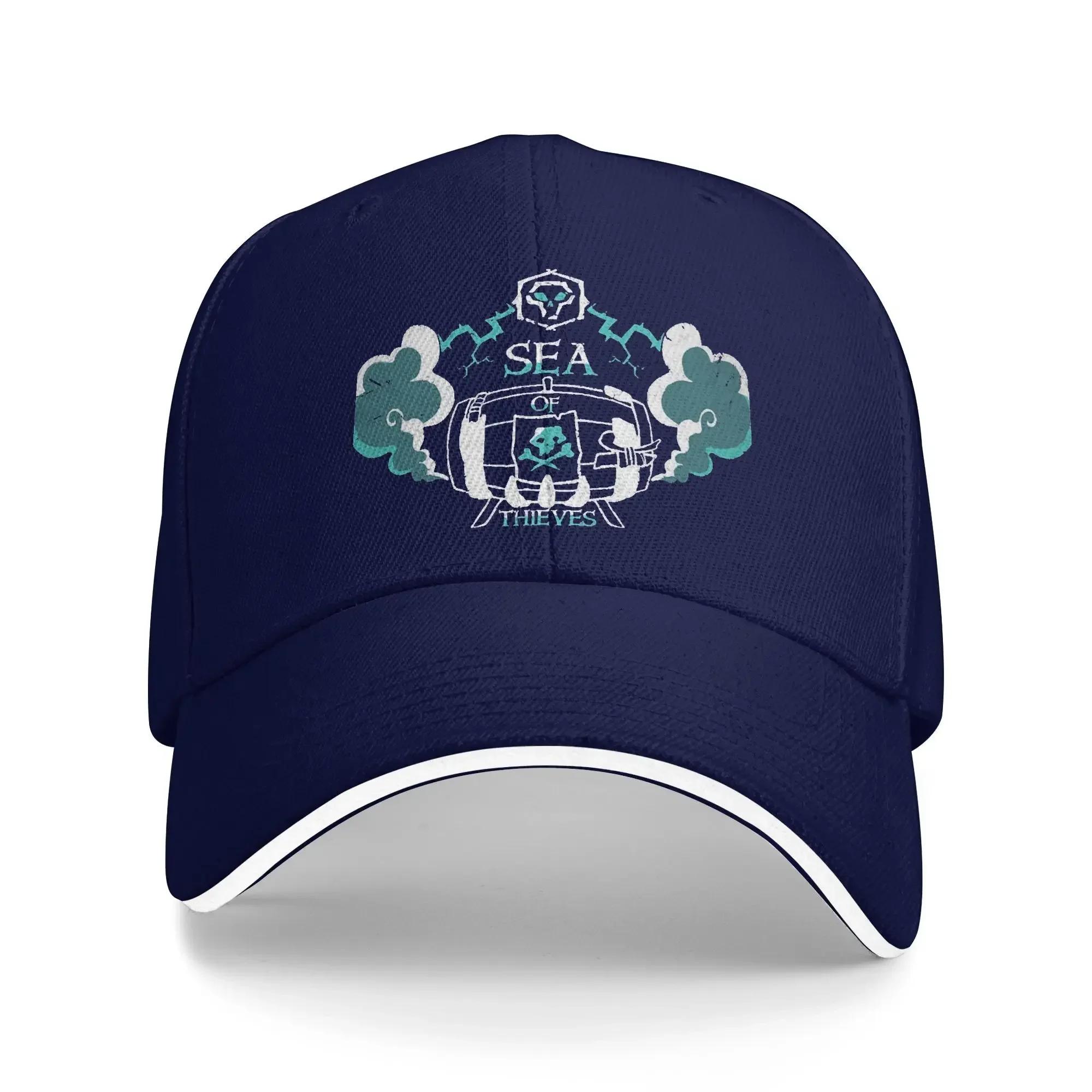 

Sea of Thieve Baseball Cap Stronghold Barrel Casual Unisex-Teens Trucker Hat Dropshipping Print Hiking Fishing Baseball Cap Gift One Size
