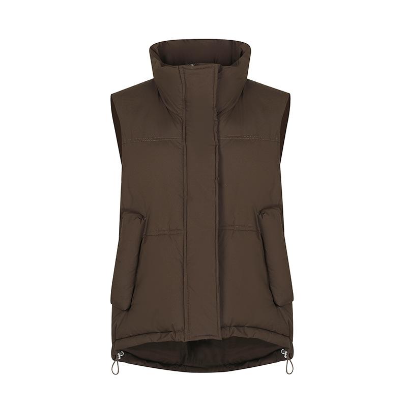 Autumn and winter new fashion trend small design sense casual versatile thickened warm cotton vest