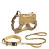 Outdoor tactical dog clothes, dog leash, dog vest, dog collar set, explosion-proof impact design