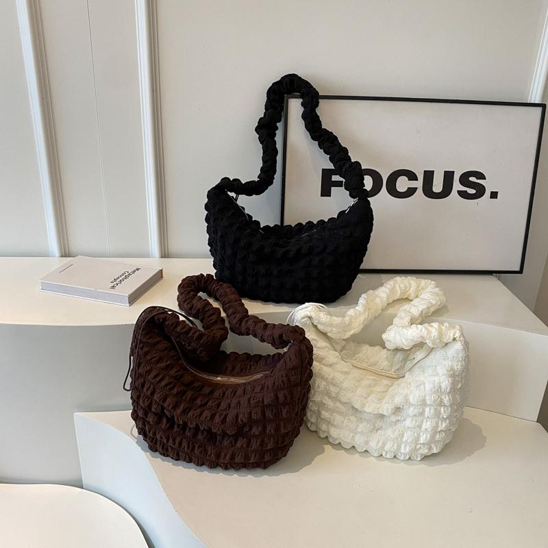 Nyl Wrinkles Solid Color Shoulder Bags Summer Large Capacity Women's Bags  Sale 2026 Brand Commuting Simple Women's Handbags
