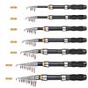 Ultra Short Mini Ice Fishing Rod Telescopic 1M-2.3M Telescopic Pocket Travel Pole for Lure Fish in Saltwater Freshwater Winter 260319