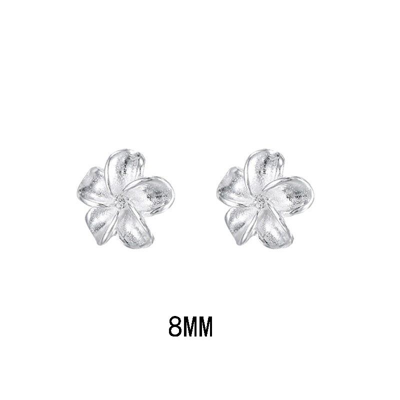 Orecchini a Vite Gardenia di Diamante Fori Auricolari Piccoli Orecchini Floreali