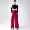 Baggy Casual Women Pants Cozy Simple Joggers Sporty Wide Leg Trousers All-match High Waist Fashion Female Basic Pants