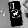Casa è Dove C'è il Cavallo Custodia Per POCO F3 F1 F2 M3 M4 X4 Pro GT X3 Pro Cover Per Xiaomi Mi 11 Lite 12 X Mi 11T Pro