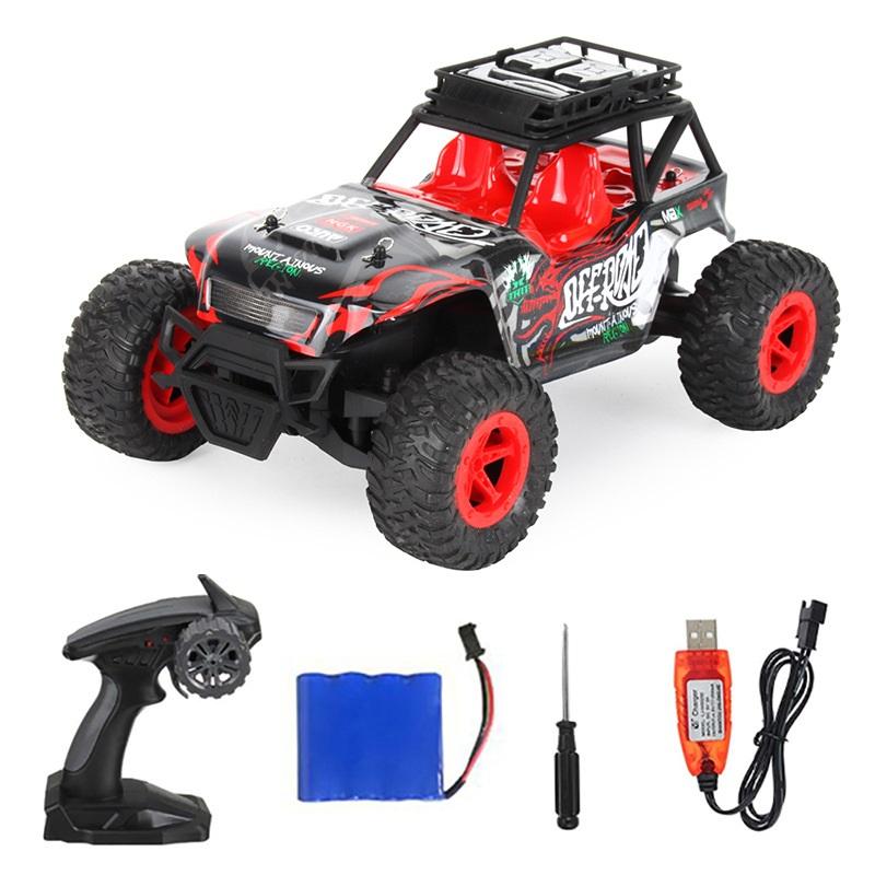 

2.4G RC Off-Road Crawler Truck, 15km/h High Speed Alloy Shell Remote Control Car for Kids with 15 Min Playtime