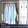 Pull-Down Clothes Gantry Double-Cushionable Adjustable Cloakroom Household Tie Rod High Cabinet Cabinet Lifting Clothes Gantry