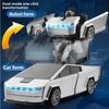 Transforming Robot Car Toy for Kids 2.4GHz Remote Control Vehicle with LED Lights 360° Spin Drift Mode Gift for Boys