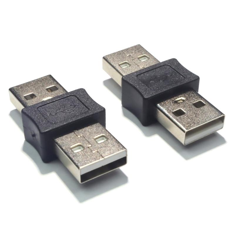 2Pcs USB Type A Converters Adapters Plugs and Play Design For Laptops Keyboards Stable Connection