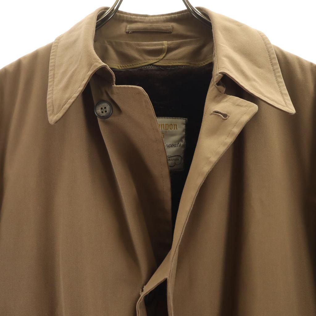 LONDON FOG 80s vintage Stainless collar coat 40 Brown With liner Men's Used