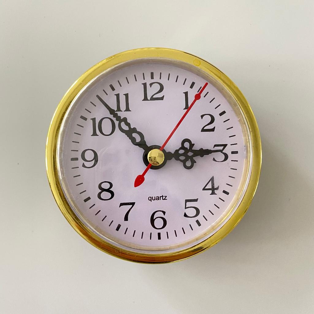 Uhreneinsatz Quarz Uhrwerk Eingebaute Uhr Klassische Uhr Handwerkseinsatz Uhrenwerk DIY Tischuhr
