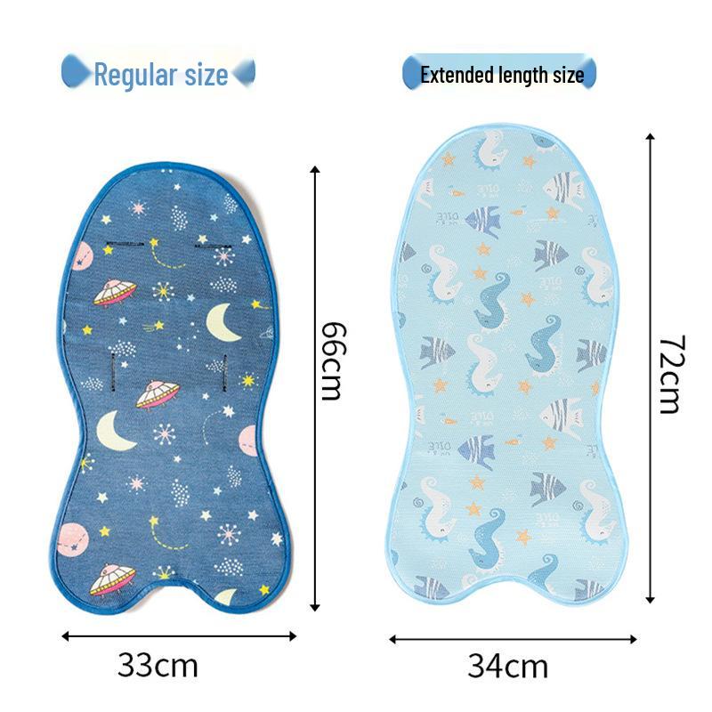 Universal Baby Stroller Ice Silk Cooling Mat for Summer