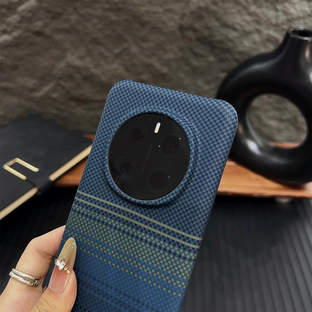 Luxusní tenký kryt na telefon s vzorem uhlíkových vláken a Kevlaru pro Honor Magic 8 Pro 7 6 Magnetický nárazuvzdorný poloviční ochranný kryt