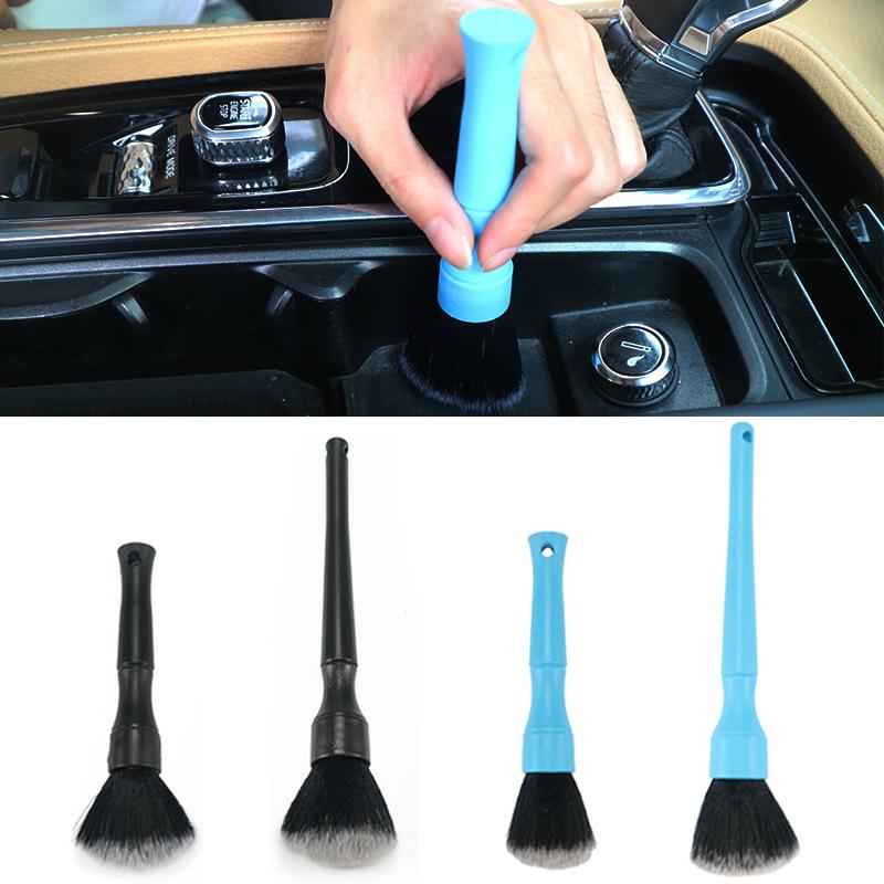 Car Detailing Brush Soft Bristle Brush Auto Wash Accessories Gap Cleaning Tools Vehicle Interior Air Conditioner Supplies