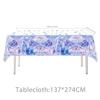 New Ice and Snow Queen Party Tableware: Plates, Napkins, Cups, and Tablecloths for Birthday Decorations