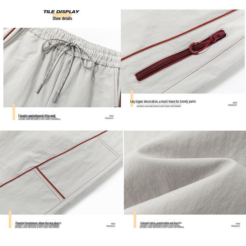 Mark Fairwhale Men's Straight Loose Casual Pants