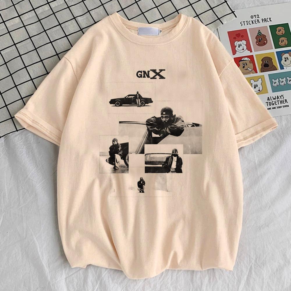 Kendrick Lamar Lammar Shirt Women 80s Streetwear Women Graphic Harajuku Digital Top Tees Grunge Vintage Hip Hop Streetwear