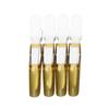 4Pcs Barber Shop Hair Clips Distinguishing Clip Make Up Positioning Clip Hairdressing Supplies(White Yellow )