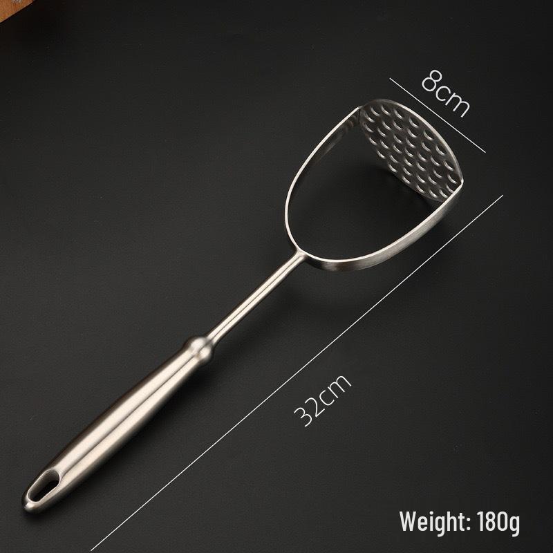 304 Stainless Steel Potato and Baby Food Masher Spoon