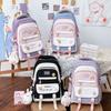 Schoolbag1011 New Female Junior High School Students Schoolbag Primary School Students Third To Sixth Grades Backpack Mori Large-capacity Multi-layer