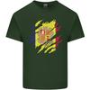 Torn Andorra Flag Andorran Day Football Unisexs Light Cotton TShirt