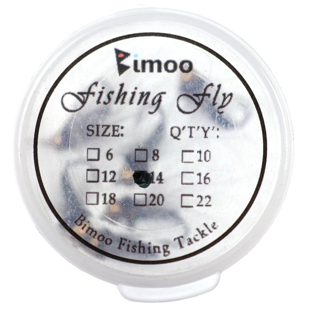 6PCS #14 Brass Bead Head Nymph Fly Fishing Caddis Metallic Green Bead Head