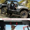 Czerwone uchwyty do pałąków bezpieczeństwa dla akcesoriów Jeep Wrangler YJ TJ LJ JK JL Unlimited
