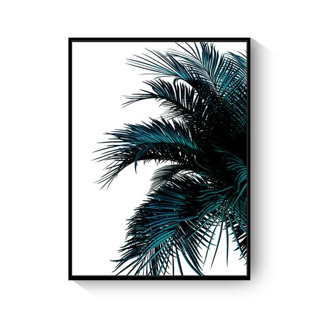 

Скандинавский стиль домашнего декора скандинавский холст постер тропический пейзаж картина с изображением растений для внутреннего настенного декора художественная печать без рамки 21*30cm No Frame