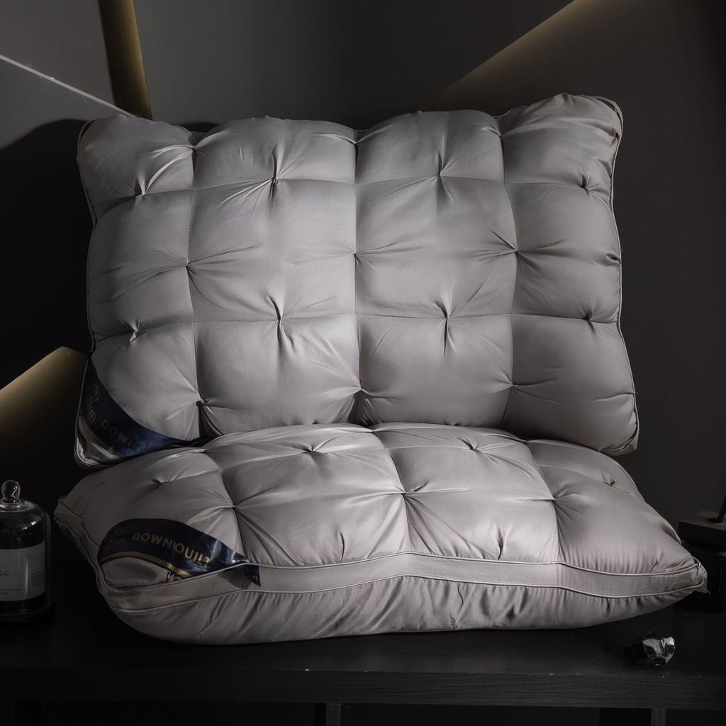 Star Hotel High and Low Pillows for Household Use  No Collapse  Cervical Vertebrae Pillow Core Can Be Washed