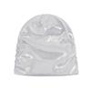 Solid Color Metal Color Hat Elastic Sleeping Night Cap Simple Pullover Cap  Streetwear