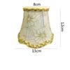 European Style Chandelier Lamp Shade Modern Clip On Droplight Wall Lamp Simple Chandelier Clip Fabric Drum Lamp Shade DIY Decor
