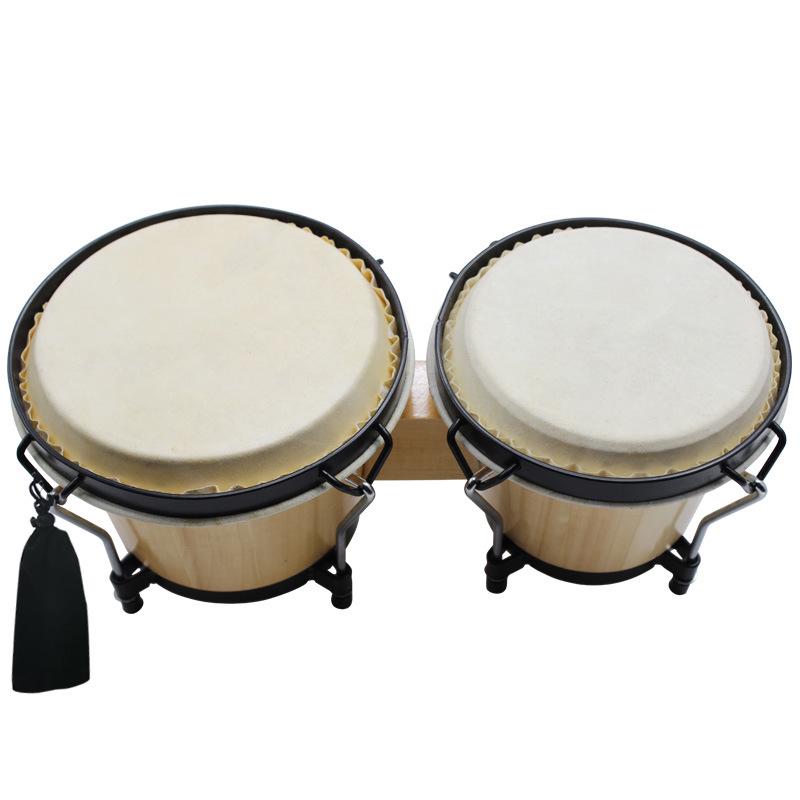 

Orff Percussion Sheepskin Bongo Drum - Early Childhood Music Teaching Aid and Hand Clapping Instrument.