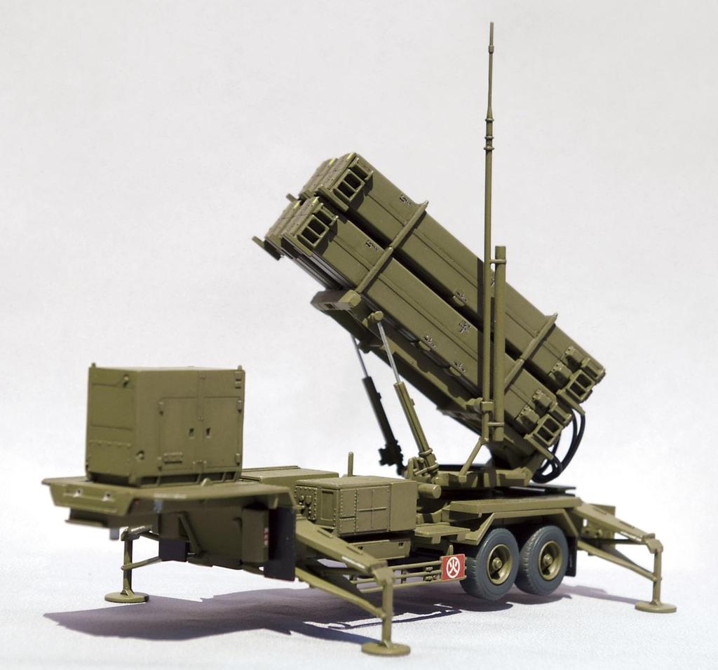 Aoshima Bunka Kyozai Military Model Series 8 Japan Air Force Patriot Launcher Plastic Model Kit Co., Ltd. (AOSHIMA) 1/72 No. Self-Defense PAC-3