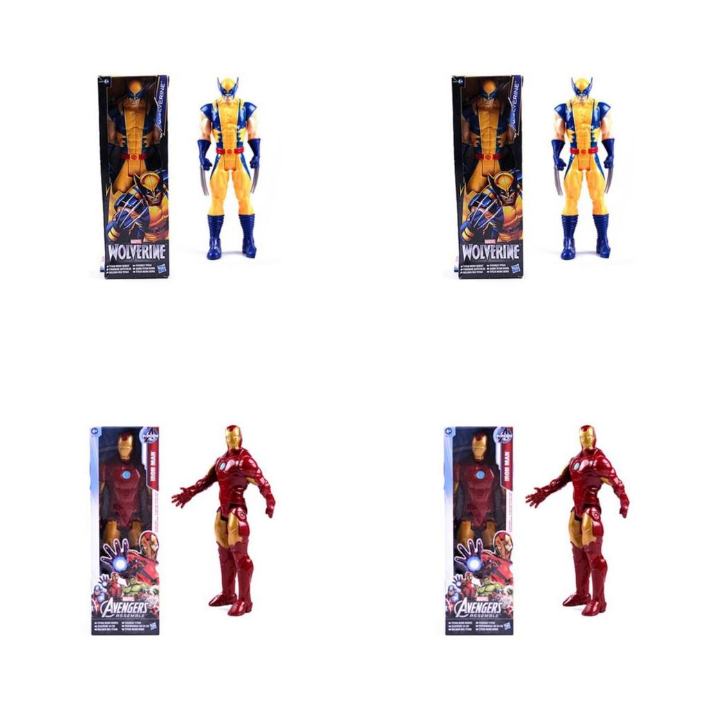 Avengers Alliance Iron Spider-man Black Gold Spider-man 12-inch Poseable Child Toy Doll Figure Handicraft