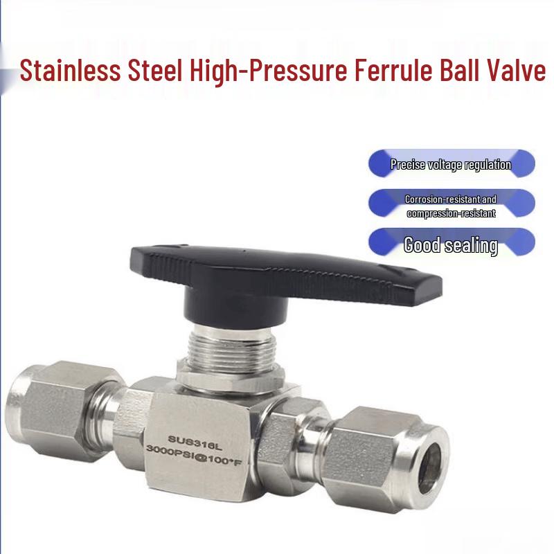 

316L Stainless Steel 8mm Two-Way Ferrule Ball Valve