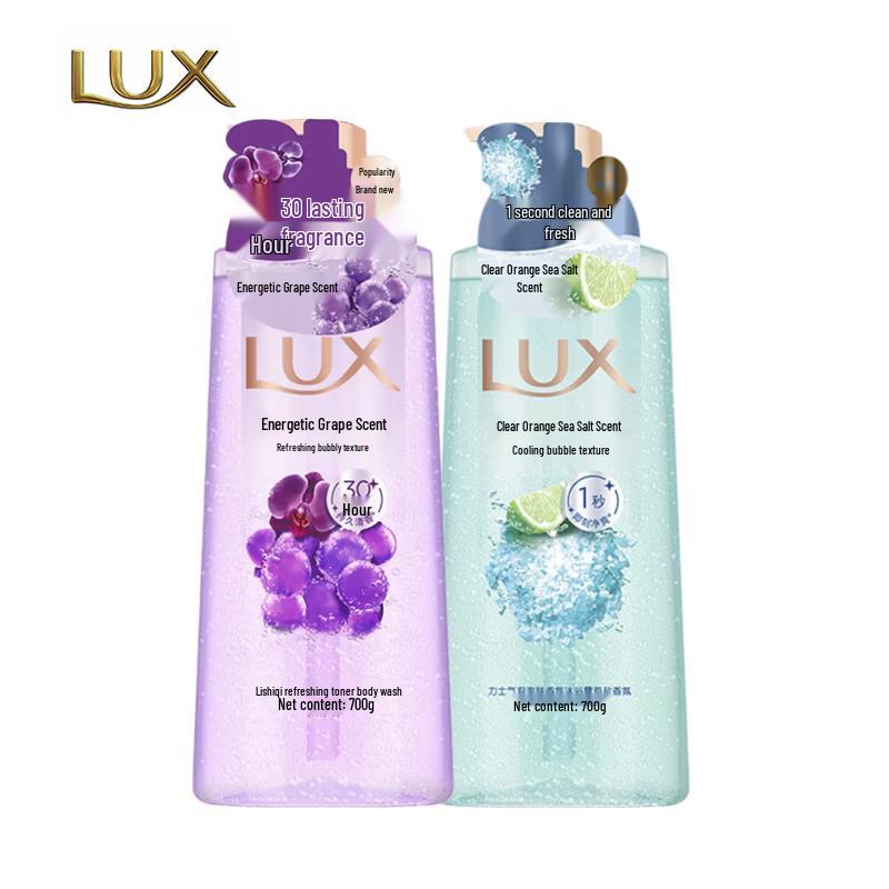 LUX Bubble Refreshing Scented Shower Gel Duo Pack