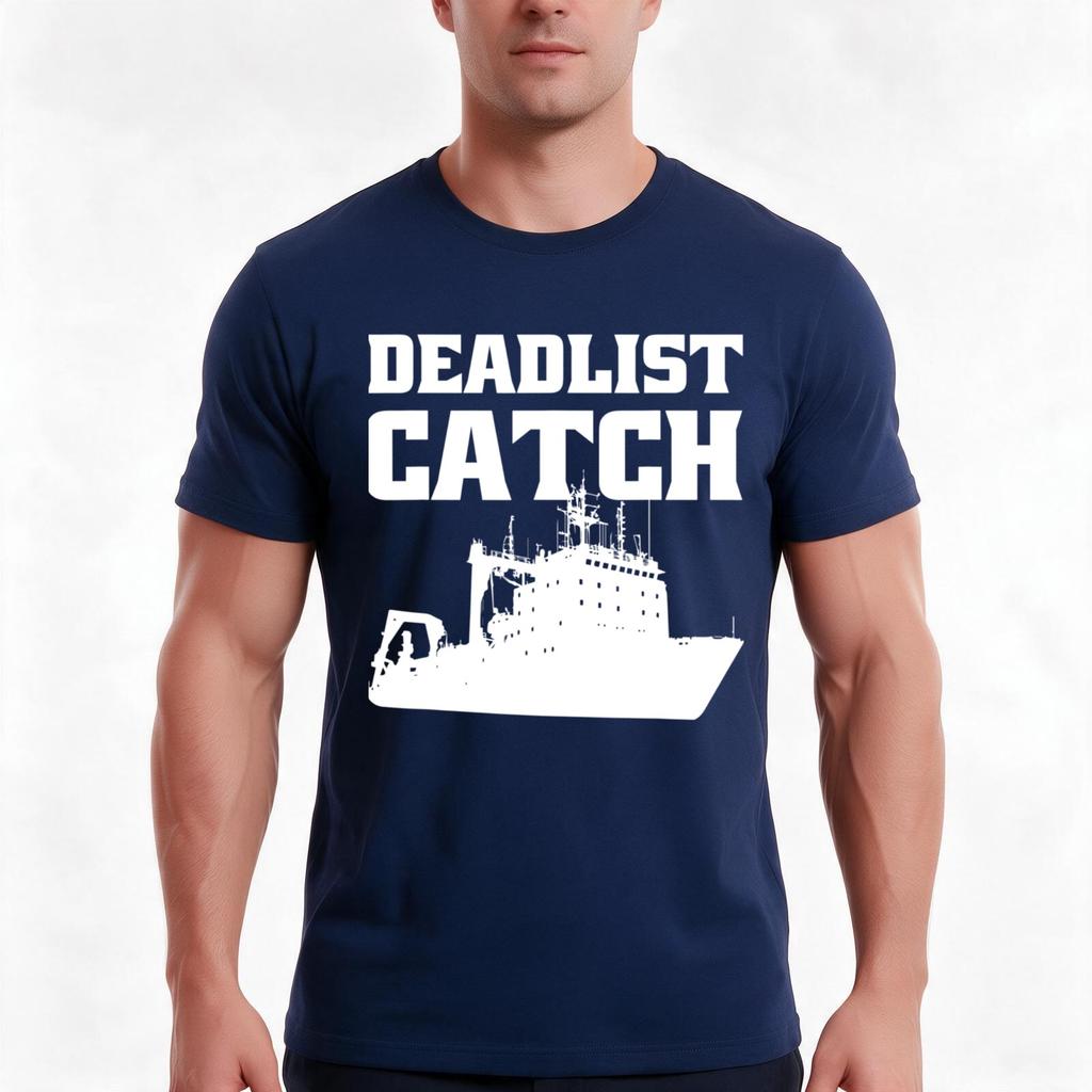 Deadliest Catch Angler Fisherunisex Deadliest Catch Tshirt Summer Casual Cotton Tee Oversized Streetwear Tops Unisex Unisex Unisex