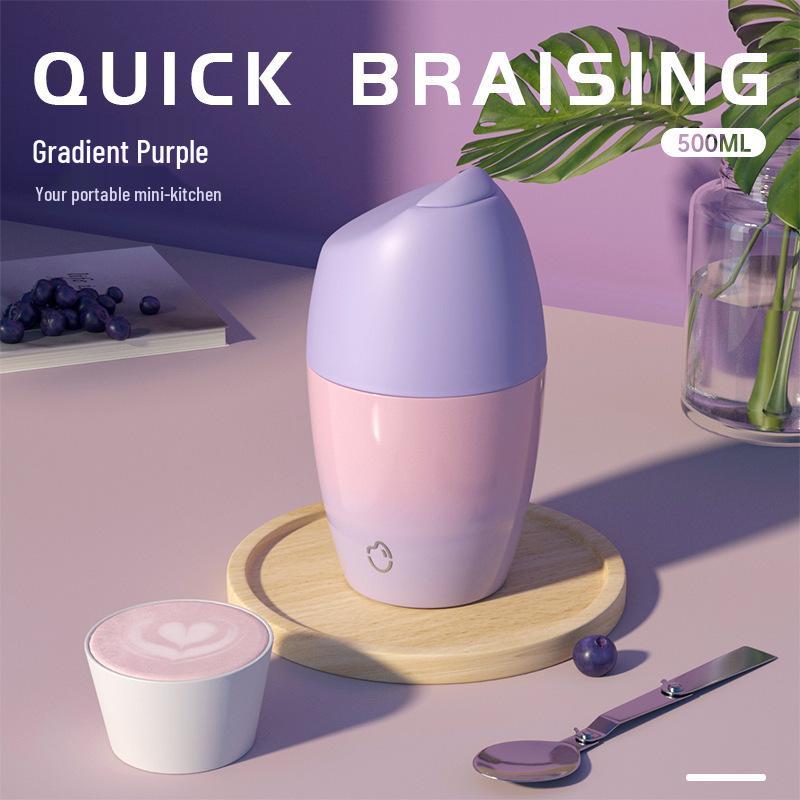 

Кружка из нержавеющей стали 316 объемом 500 мл с двойными стенками для длительного сохранения тепла, портативный контейнер для каши и рисовой крупы 500ml