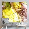 Marbling Tapestry Blue Pink Watercolor Tapestry Abstract Style Tapestry Wall Hanging Tapestries Bedroom Home Living Room Dorm