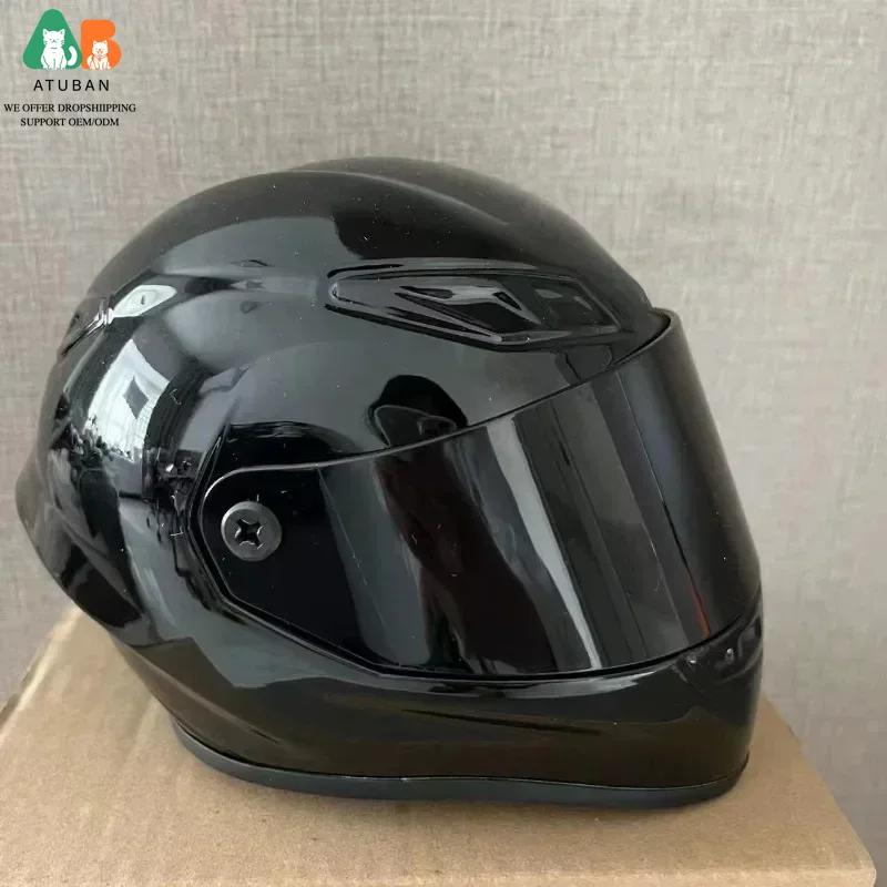 ATUBAN Small Pet Motorcycle Helmet Cat Dog Puppy Mini Helmets,Full Face Motorcycle Helmet Outdoor Head Protecting Pet Hard Hat