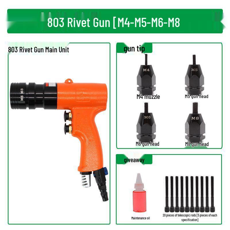 Industrial Pneumatic Rivet Nut Gun Tool