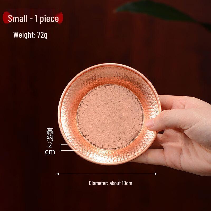 Tibetan Red Copper Water Offering Bowl 1 Piece