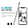 Portable For Screen Dual Tips Dual Heads Ends Tablets Pen Touchscreen Stylus Pens Touch Pen