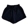 Pantaloni corti larghi da donna, comodi e comodi, con coulisse, in vita, elasticizzati