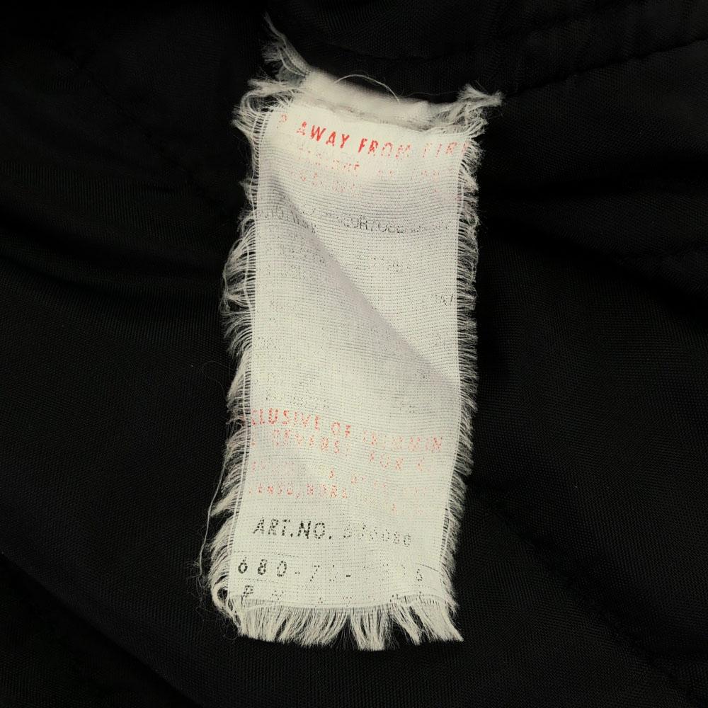 PUMA 90s Old Hit Union Logo embroidery Hooded Batting coat L Black series Men's Used